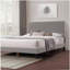 Lit plateforme tapissier Normsman Dove - Gris tungstène - Grand-60650044