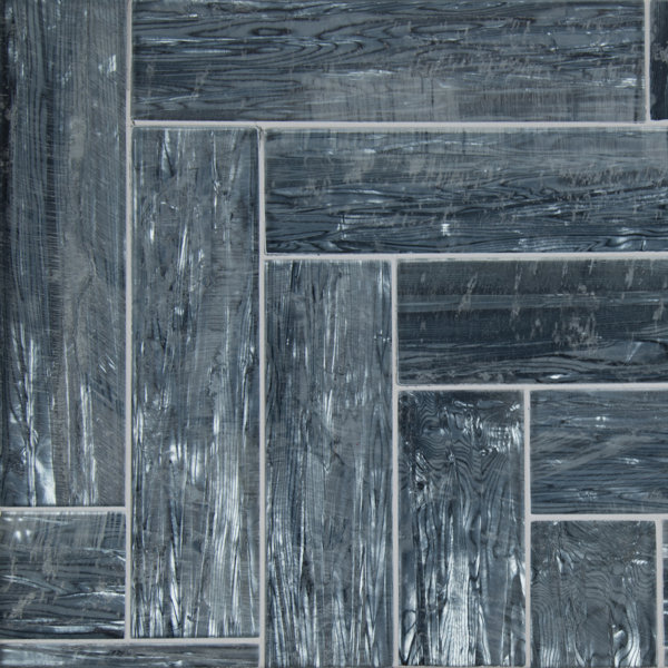 Elaris Subway 3 in. x 12 in. Glossy Glass Mosaic Wall Tile