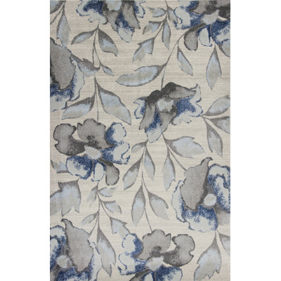 Tapis gris / bleu Favorinus