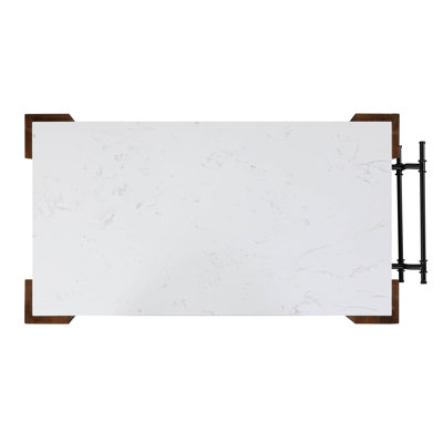 Marble Top Kitchen Island