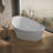 Veil 65.375" x 36.75" Soaking Freestanding Bath