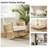 Adena Rocking Chair with Rattan Arms-1149806313