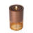 Brown Metal Cutout Outdoor Water Fountain with LED Lights