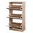 3-Drawer Shoe Storage Cabinet, 3-Tier Wood Shoe Rack Storage Organizer For Entryway