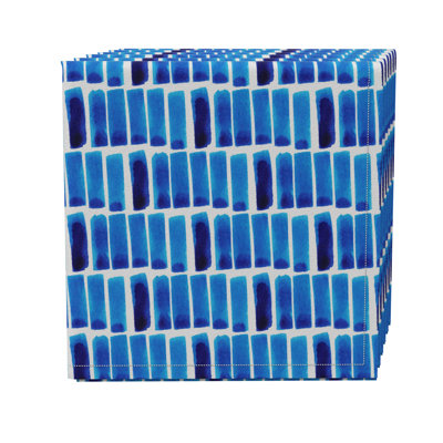 Cotton Twill Geometric Square Napkin