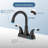 Single-Hole Bathroom Faucet with Drain Assembly