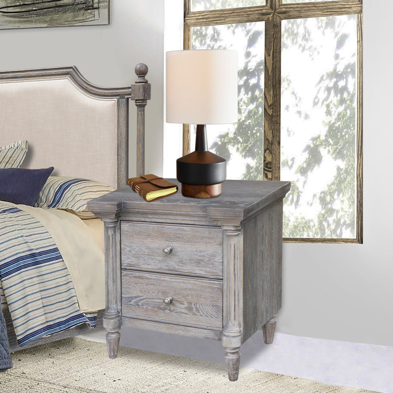 Cummins 27'' W Solid Wood Nightstand
