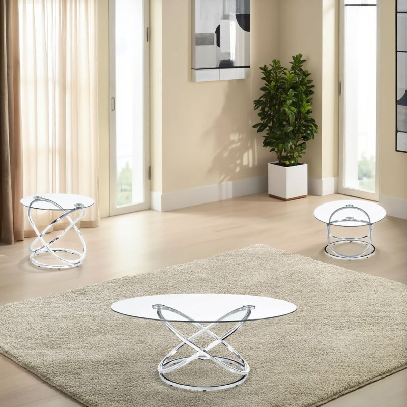 Ensemble de tables basses 3 pièces Batuhan