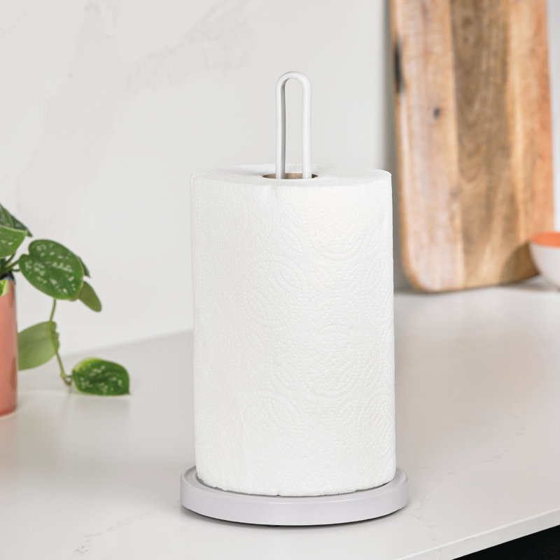 Recycled Kitchen Roll Holder - Made in UK, Stone