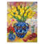 «Yellow Tulips in a Blue Pot», reproduction de peinture à l'aquarelle sur toile tendue-33540104