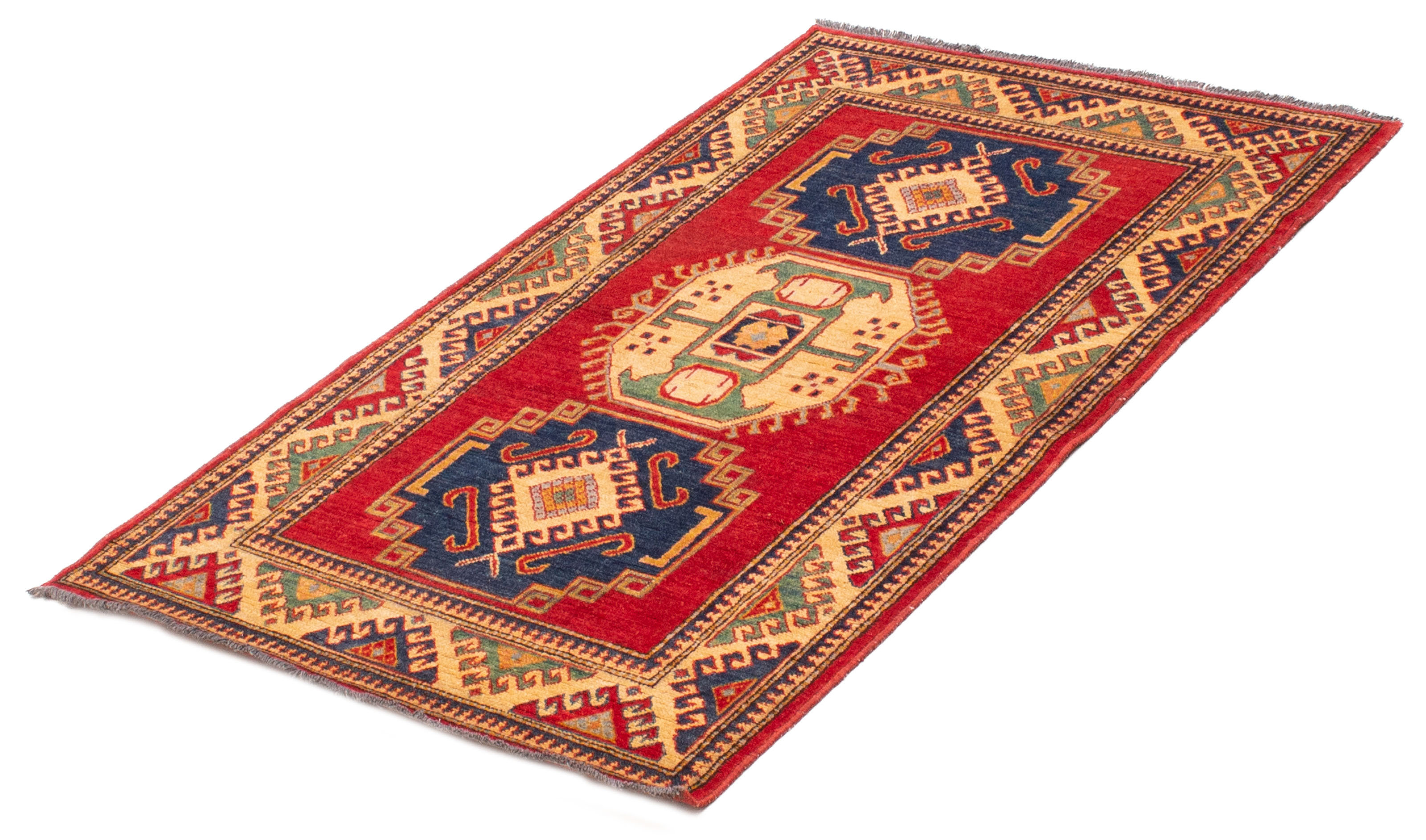 Isabelline One-of-a-Kind Rectangle: 3'7" X 5'8" New Age Wool Area Rug ...