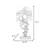 Modern Resin Finial Decorative Object