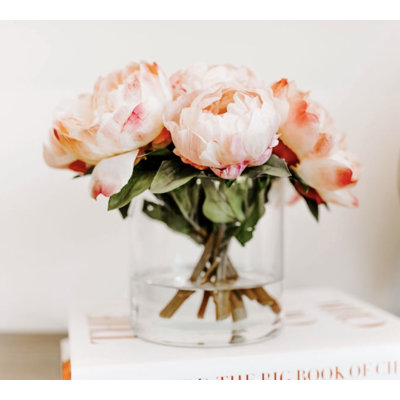 Peony Floral Arrangement in Vase