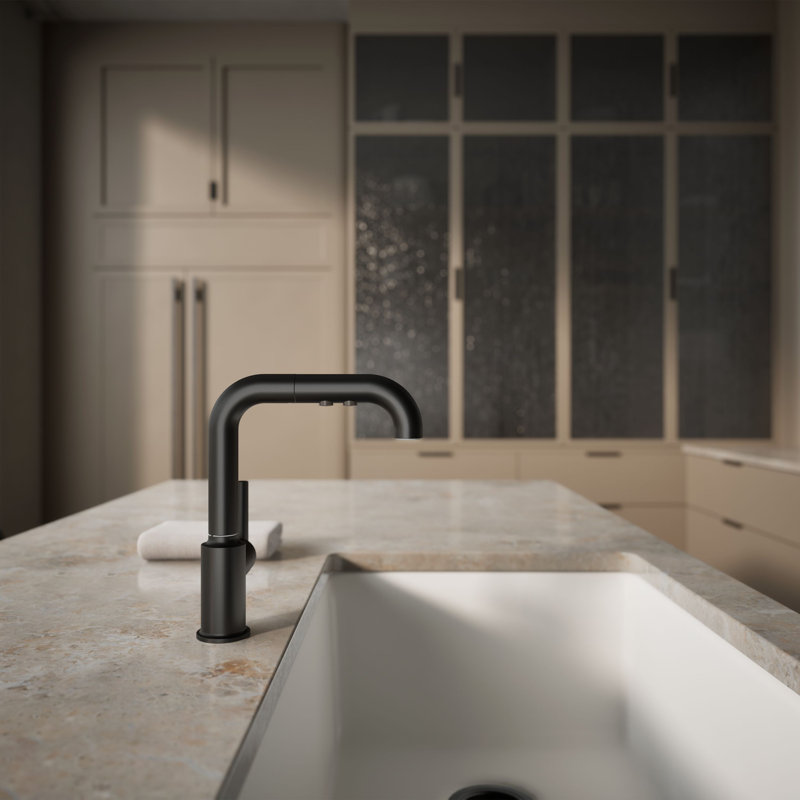 Purist® Single Handle Kitchen Faucet, Matte Black