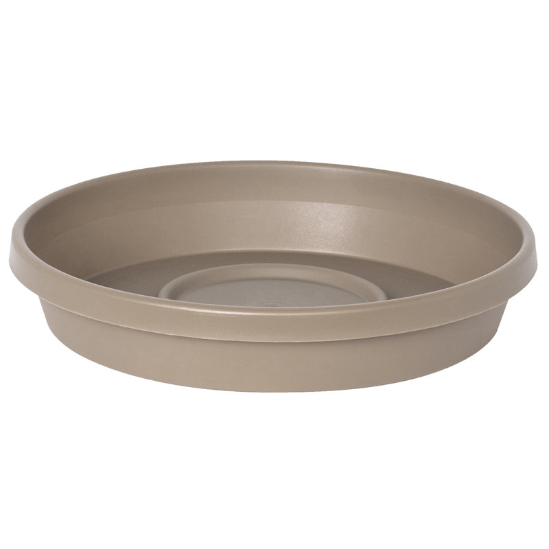 Plateau traditionnel / intérieur en plastique pour soucoupe, H 2,5 po x l 13 po x P 13 po, Galet