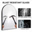 Vallerie Oversized 36 x 24 inches Metal Arch Wall Mirror for Bathroon / Vanity-1233316608-1242691902