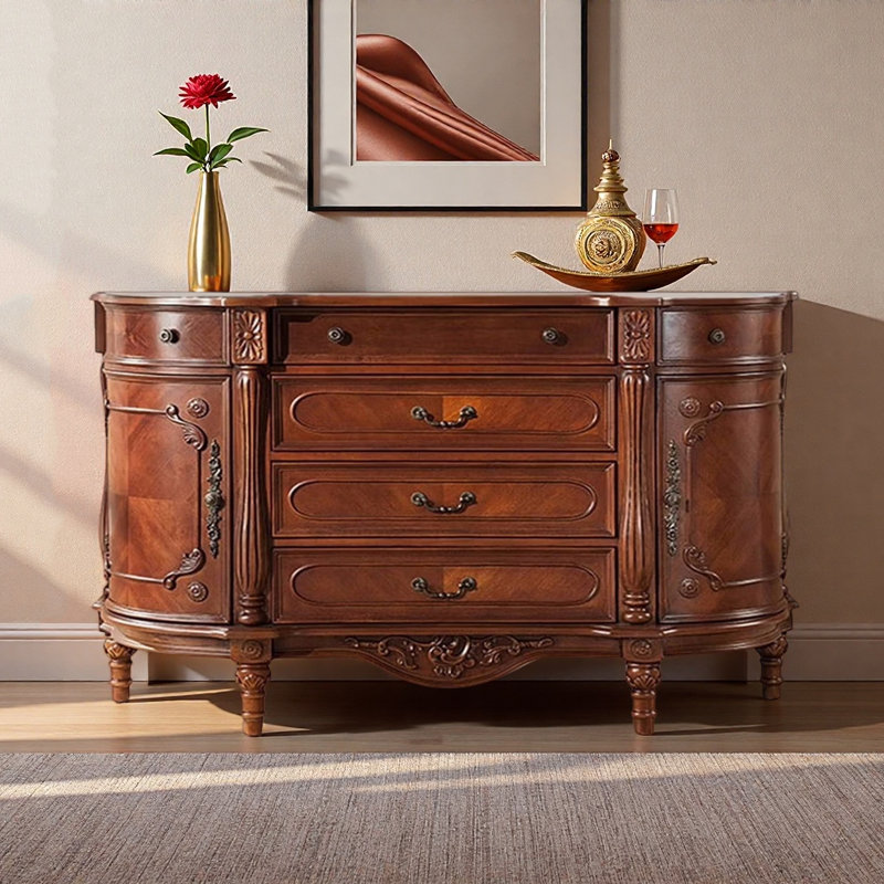 Buffet rétro Retro, H 35,04 po x l 55,12 po x P 18,5 po