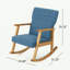Chaise berçante rembourrée en tissu-1868491178