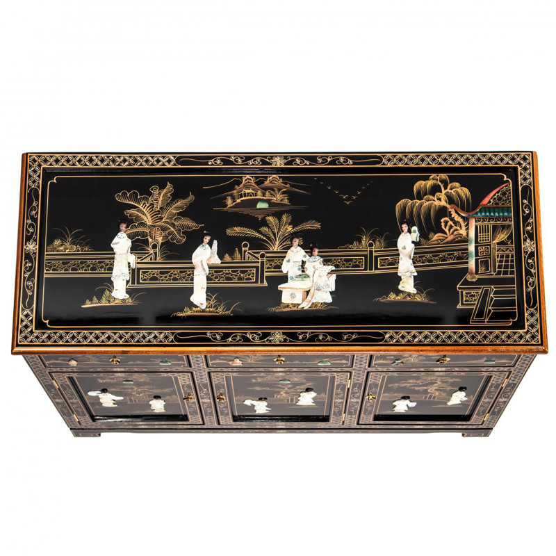 Black Lacquer Sideboard - Royal Ladies