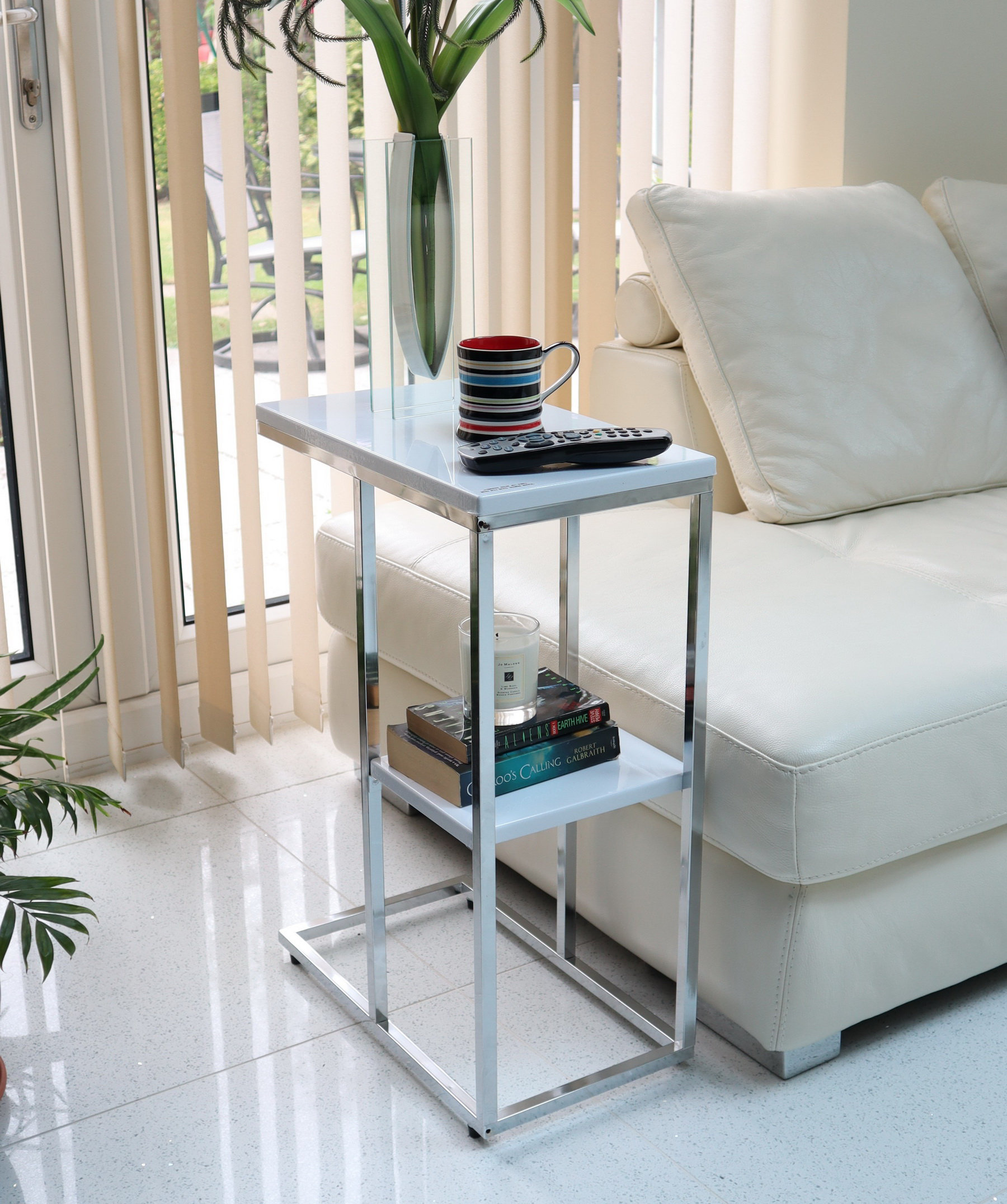 Side table deals beside sofa