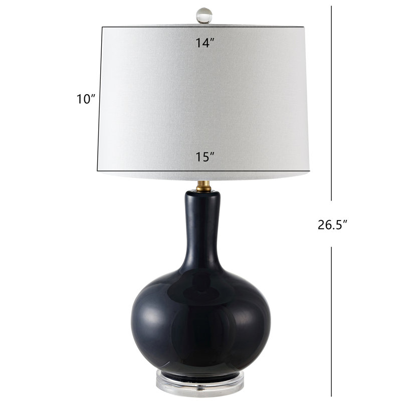 Ensemble de lampe de table 26,5 "Amose, Bleu marine