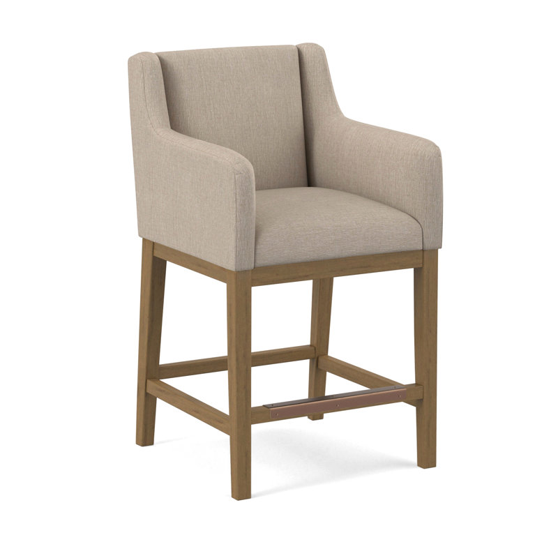 Upholstered Stool, 61379-86, Beachwood