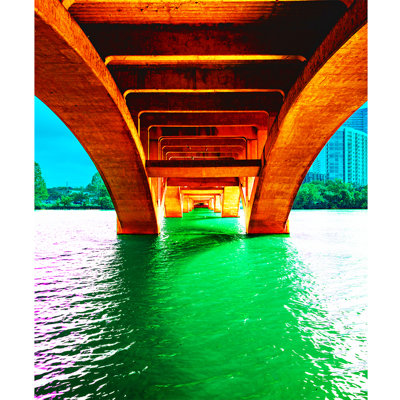 Lamar Street Bridge, Austin Texas - reproduction de photo sur toile
