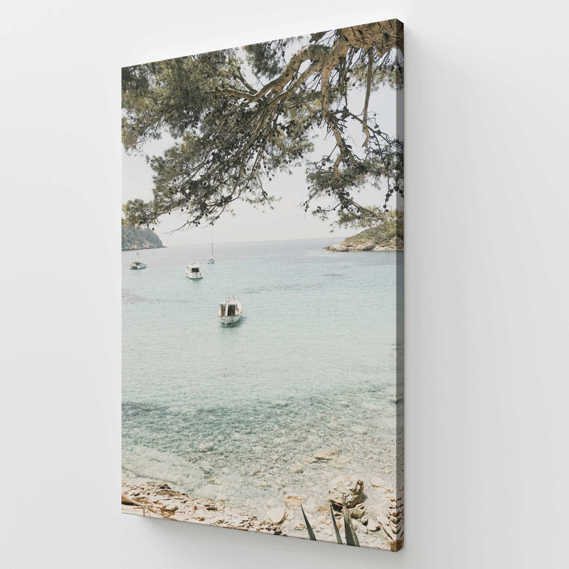 Impression sur toile Peaceful Ocean Cove, Toile tendue, H 54 po x l 36 po x P 1,25 po