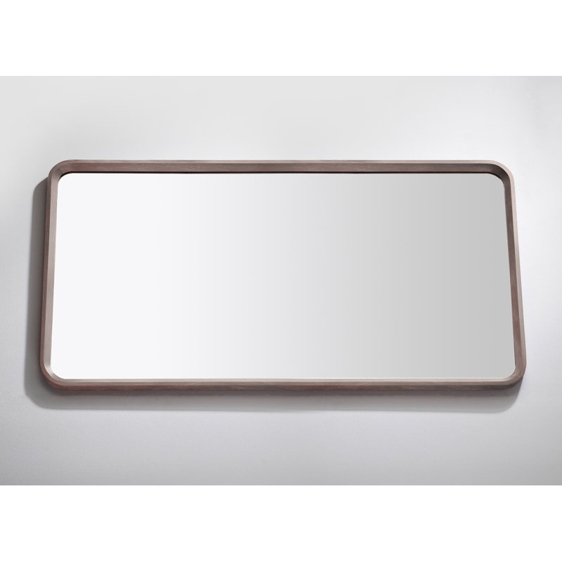 Vela Mirror, 35.5" x 23.5", Chestnut Oak