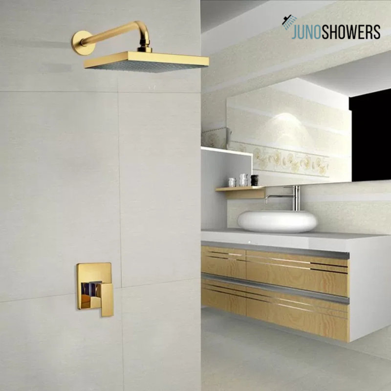 Tête de douche à DEL or 16 po JunoShowers Juno