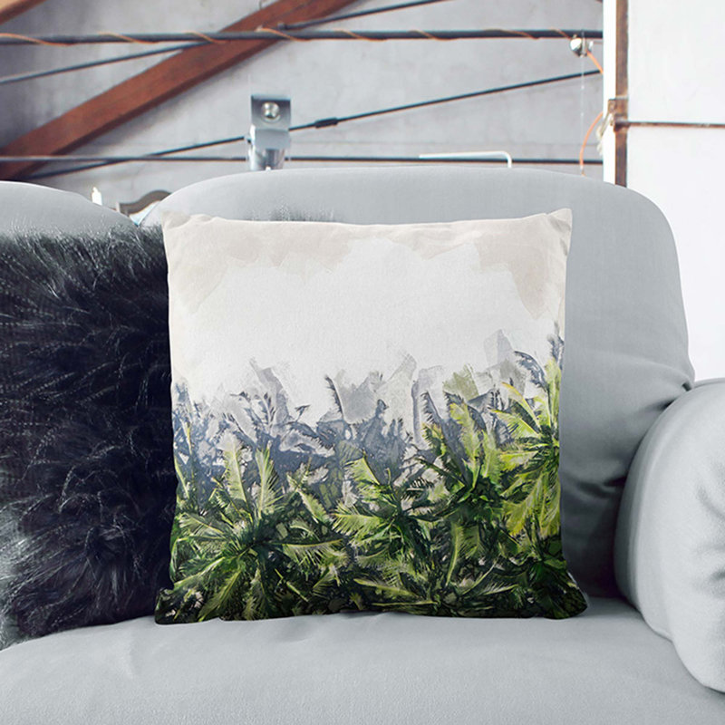 Square Throw Cushion, 55cm H x 55cm W x 20cm D