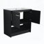 Meuble-lavabo 36 po avec lavabo en céramique-877511598