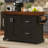53" Large Kitchen Island With 3.5" Thick Desktop, Spice And Towel Racks, Rolling Kitchen Island With Storage On 5 Wheels, 2 Extra-Large Drawers, For Home, Kitchen, Dining Room-1585011175