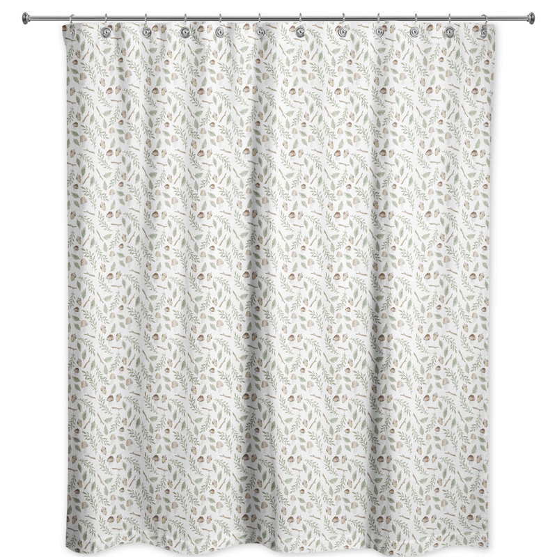 Mccullum Floral Shower Curtain