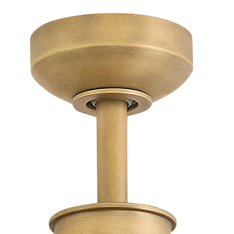 Hinkley Andros LED Ceiling Fan, Walnut, Brass