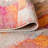 Lasley Contemporary POP Modern Abstract Brushstroke Ivory/Pink Rug-1283047723
