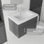 Meuble-lavabo flottant avec lavabo en céramique et portes à fermeture en douceur-133668241