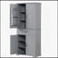 Armoire de salle de bain polyvalente avec plusieurs compartiments et tablette réglable pour un rangement optimal-826097103