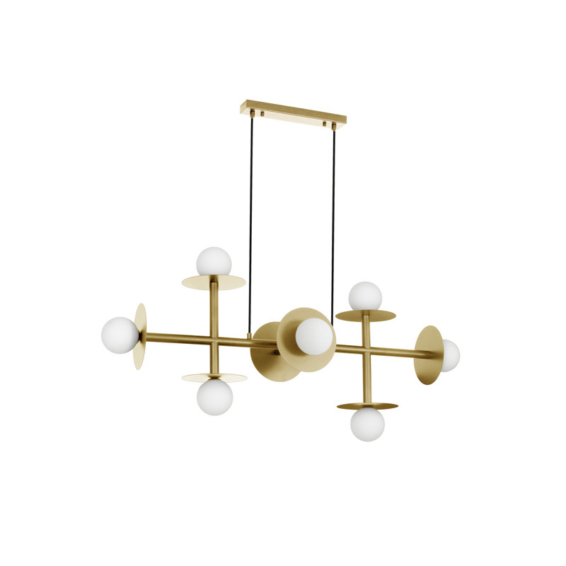 PIELO 8 - Light Gold Sputnik Pendant
