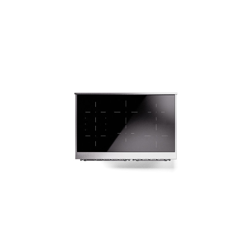 ILVE Nostalgie II 40 in Induction Range, Stainless Steel/Chrome