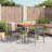 Bayou Breeze 5 Piece Patio Dining Set With Cushions Black Poly Rattan-1720676603-1720676606