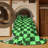 Washable Checkered Indoor Rug-1790333983