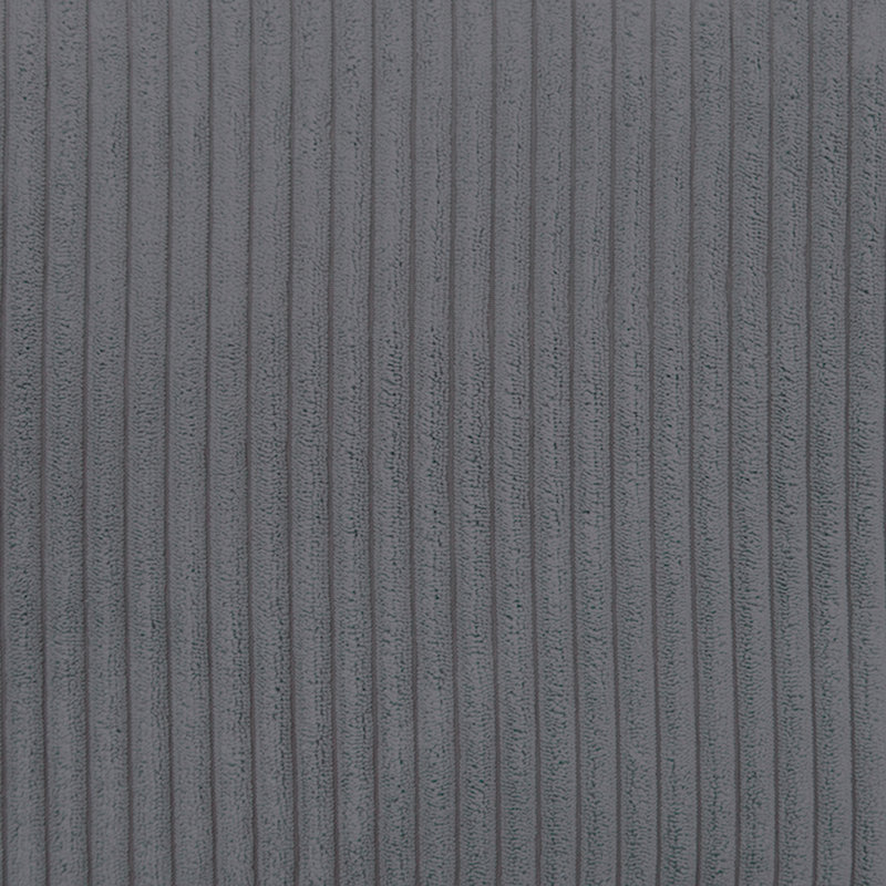 3-Piece Sectional Set, Light Gray Corduroy