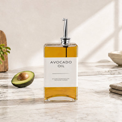 Ensemble de distributeur d'huile de cuisine et de vinaigre 6 pièces, bouteilles en verre pour huile d'olive, sauce soja et condiments