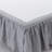 100% Linen Ruffled Bed Skirt，16 Inches Drop, Washed French Linen Dust Ruffle, OEKO-TEX STANDARD 100 Certified-89439665-89439671