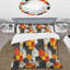 Ensemble de housse de couette jaune et orange Midcentury Geometric Shapes II - Midcentury Colours-109156373