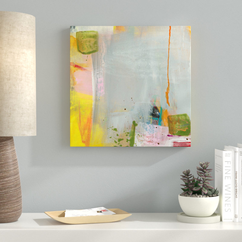 « konzept », reproduction de peinture à l’acrylique sur toile tendue, H 24 po x l 24 po x P 1,5 po