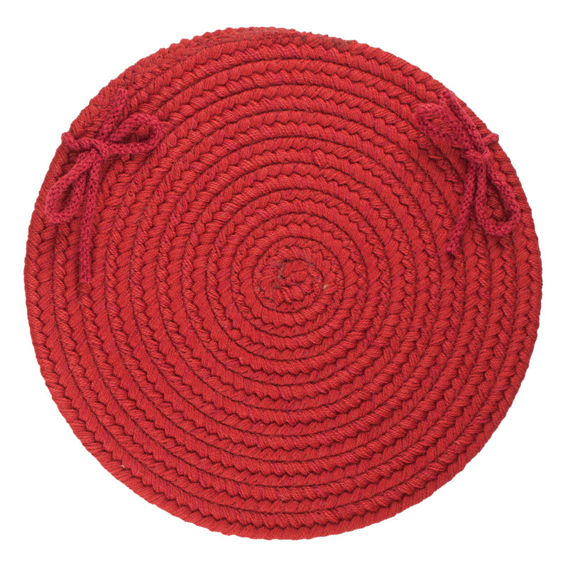 Coussin de chaise sophistiqué, Écarlate