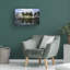 Art mural sur toile tendue - «Jon Pond» de Jon Evan pour décoration de salon, de chambre à coucher ou de bureau - 30 x 47