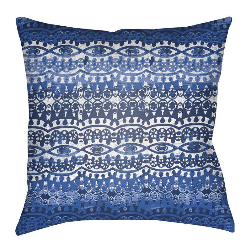  Indoor/Outdoor Throw Pillow, 20" H x 20" W x 4" D